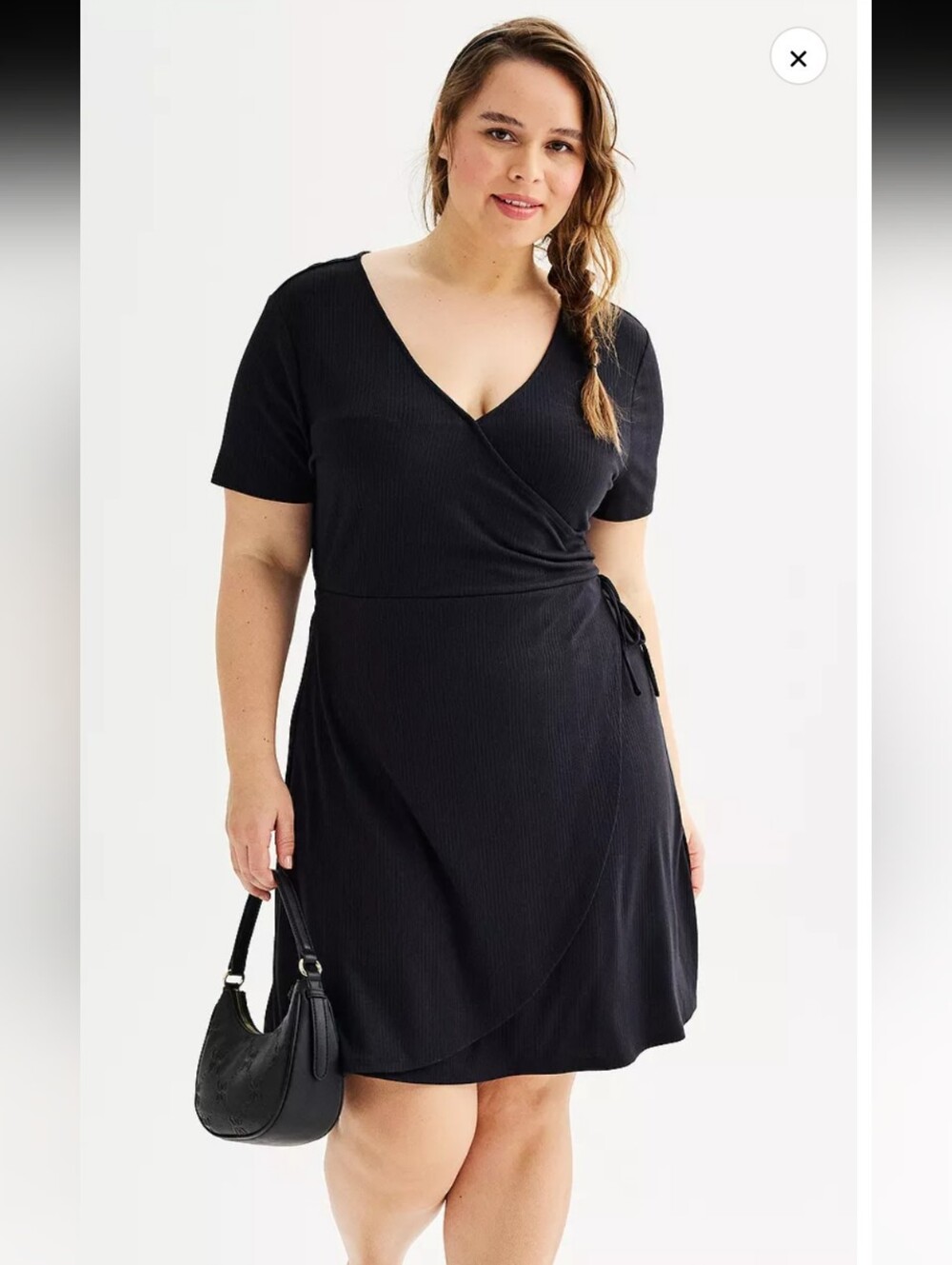 SO Kohl's Faux Wrap Dress